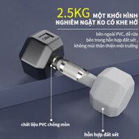 Tạ đơn lõi gang đặc bọc cao su cao cấp 5KG bền tốt tập  gym   thể dục tại nhà nam nữ tập gym tập thon tay thể dục đa năng，Tạ tay25kg5KG10kg  [ giá 1 chiếc]