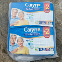 Tã già Caryn L20 M20 miếng. Siêu thấm hút, chống tràn 4 chiều khô thoáng #bỉm caryn #caryn #tã caryn #bỉm già caryn