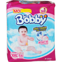 Tã giấy Bobby Fresh siêu mỏng size M 76 miếng