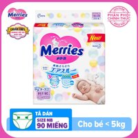 Tã giấy dán Merries NB90