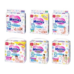Tã giấy Merries S90 (S-90) - 90 miếng