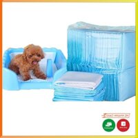 Tã lót cho chó mèo đi vệ sinh vào khay, chuồng bằng giấy siêu thấm hút bịch 50/100 miếng - Shop Bố Sóc
