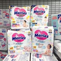 Tã Merries Cộng Miếng Nội Địa Nhật Bỉm Tả Meries Jumbo Quần Dán Size NB96/S88/M68/L58/M64/L50/XL44/XXL28/M58TC
