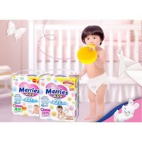 Tã Merries Cộng Miếng Nội Địa Nhật Bỉm Tả Meries Jumbo Quần Dán Size NB96/S88/M68/L58/M64/L50/XL44/XXL28/M58TC