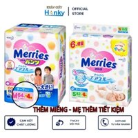 Tã Merries Cộng Miếng Nội Địa Nhật Bỉm Tã Meries Size Newborn S M L XL XXL.