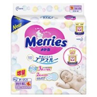 Tã Merries Dán sz SS 90+6 (dưới 6 kg )