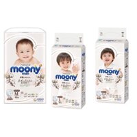 Tã MOONY NATURAL nội địa dán/quần NB63/S58/M46/L38 - S50/M46/L36/XL32