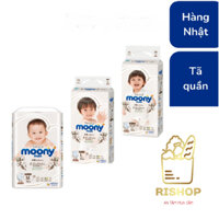 Tã Moony Quần Natural Nội Địa Nhật Bản Size M46/L36/XL32