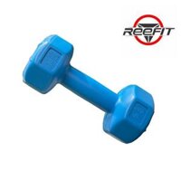 Tạ nhựa tay bát giác Reefit có ruột từ 1-5kg 1 cục - XANH BIỂN - 2 KG