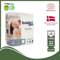 Tã Quần 100% Hữu Cơ Bambo Nature - Nhập Khẩu Đan Mạch - 8-15kg - L22 - 22 miếng