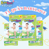Tã Quần Baby Love đủ size M48+4/ L48+4/ XL48+4/ XXL48+4/ XXXL33+2 cho bé từ 0-25kg