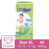Tã quần BabyLove size XL 48 miếng (12 - 17 kg)