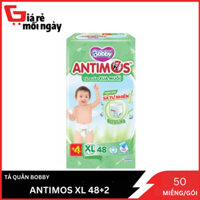 Tã quần Bobby ANTIMOS xua muỗi XL 48+2 miếng/gói