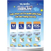 Tã Quần Bobby Baby Joy Siêu Thấm Chính Hãng Size M/L/XL/XXL 50 Miếng