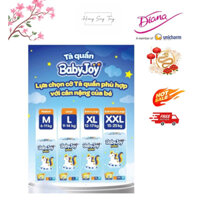 Tã Quần Bobby Baby Joy Siêu Thấm Chính Hãng Size M/L/XL/XXL 50 Miếng