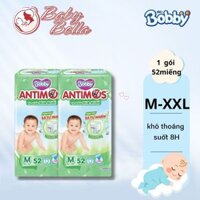 Tã Quần Bobby chống muỗi Antimos M52, L50, XL48, XXL46 hàng chính hãng.
