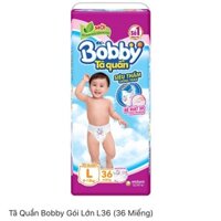 Tã Quần Bobby Gói Đại L36 (36 Miếng)