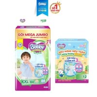 ✾Tã quần bobby gói Mega Jumbo M124/L108/XL96/XXL88/M120/L104