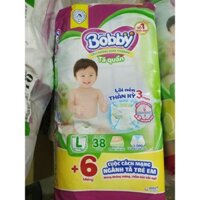 Tã Quần Bobby Hàng Chính Hãng S54+6miếng, M42+6miếng,L38 +6 miếng