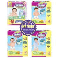 Tã quần Bobby lõi nén thần kì 3mm M76/L68/XL62/XXL56 - Tặng thêm 8 miếng mùa hè