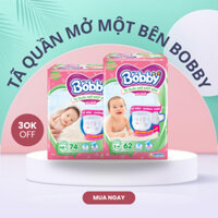 Tã quần Bobby mở một bên chính hãng tiện lợi cho mẹ và bé