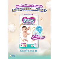 Tã Quần Bobby Premium Soft Chính Hãng Công Nghệ Nhật M64/L60/XL56/XXL52