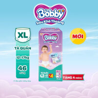 Tã quân Bobby siêu khô thoáng XL42 miếng ( 12-17kg) + miếng tặng Km NPP Trưởng Trang