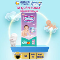 Tã quần Bobby Siêu Khô Thoáng - 100% Thoáng Khí Super Jumbo M42/L36/XL32/XXL28/XXXL22_MOMYKIDS