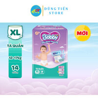 Tã quần Bobby siêu khô thoáng XL14/ XL32+4/ XL32+2/ XL42+6/ XL42+4