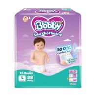Tã quần Bobby size L 88 miếng, cho trẻ 9-14kg