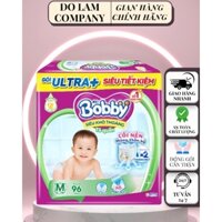 TÃ QUẦN BOBBY SIZE M 6-11KG GÓI LỚN ULTRA 96 MIẾNG SIÊU TIẾT KIỆM