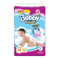 Tã quần Bobby Size M 60 miếng