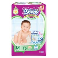 Tã quần Bobby size M 76 miếng (cho bé 6 - 11kg)