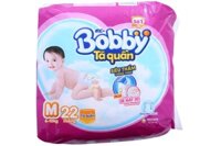 Tã quần Bobby size M cho bé 6 – 10kg (22 miếng)