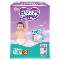 Tã quần Bobby size XL 32 miếng (12 - 17 kg)