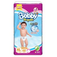 Tã quần Bobby size XL - 48 miếng (Cho bé 12 - 17kg)