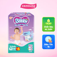 Tã quần Bobby size XL, 66 miếng + 6 miếng
