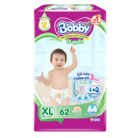 Tã Quần Bobby Size XL62 Miếng cho trẻ từ 12-17kg