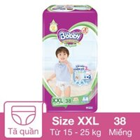 Tã quần Bobby size XXL 38 miếng (15 - 25 kg)