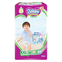 Tã quần Bobby size XXL 56 miếng (trên 16kg)