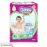 Tã Quần Bobby XL32 Tặng 4 miếng