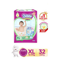 Tã quần Bobby XL32 (Xl, 12-17kg, 32 miếng)