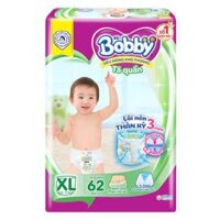 Tã quần Bobby XL62 (XL, 12-17kg, 62 miếng)