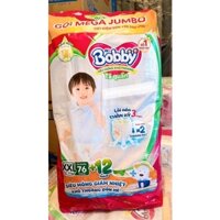 Tã Quần Bobby XXL 76+12miếng