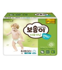 Tã quần cao cấp Hàn Quốc Bosomi Organic (size XL cho bé trai trên 13Kg)