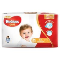 Tã quần cao cấp huggies gold size m 32 miếng