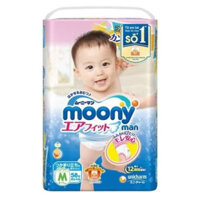 Tã quần cao cấp Moony M58 - Nhập khẩu Nhật Bản