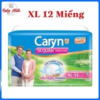 Tã Quần Caryn Size XL Gói 12 miếng - Cho Người Lớn Tuổi