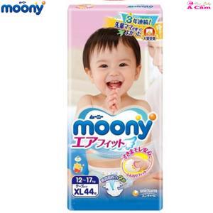 Tã quần cho bé Moony size XL 44 miếng (trẻ từ 12 - 17kg)