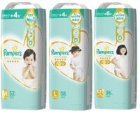 Tã Quần, Dán Pampers Pamper Nội Địa Nhật (S60/NB66/M48/L40, M44/L34/XL30) – từ 278.000đ